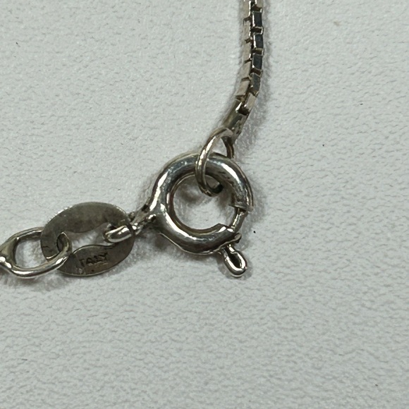 Sterling Silver 925 Horse Baltic Amber Necklace Box Italy Chain Large Pendant - Picture 3 of 10